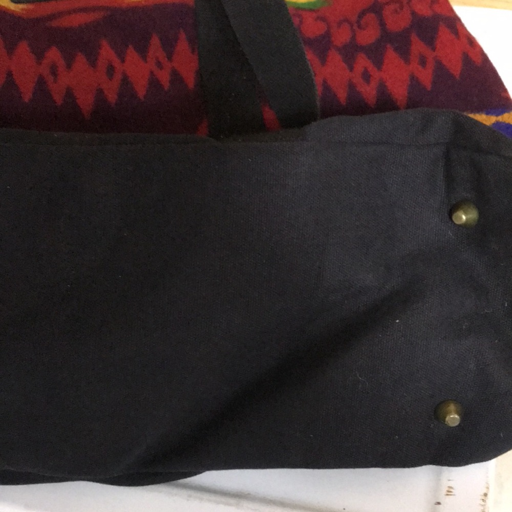 Pendleton wool saddle blanket tote duffel bag rodeo country NFR cowgirl EUC - Picture 10 of 12